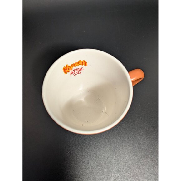 Kahlua Coffee Mug 1999 Anything Goes Orange Ceramic Vintage - Picture 3 of 13